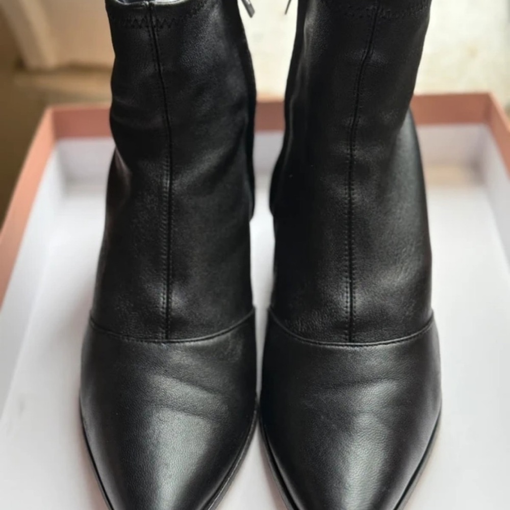 Via Spiga Black Heeled Boots